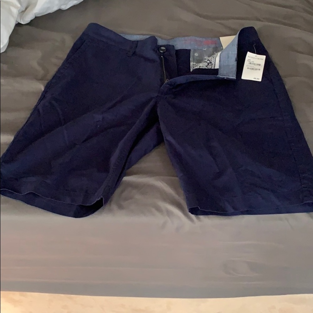 Nordstrom 1901 brand blue shorts